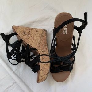 Mossimo • lace up wedges